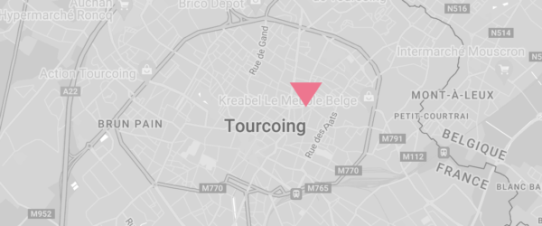 Carte Tourcoing